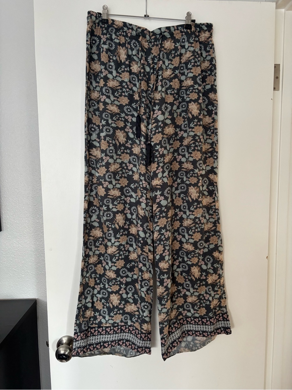 World Market Floral Wide-Leg pant